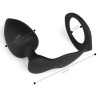 Generique Plug et Cockring Silicone 8cm